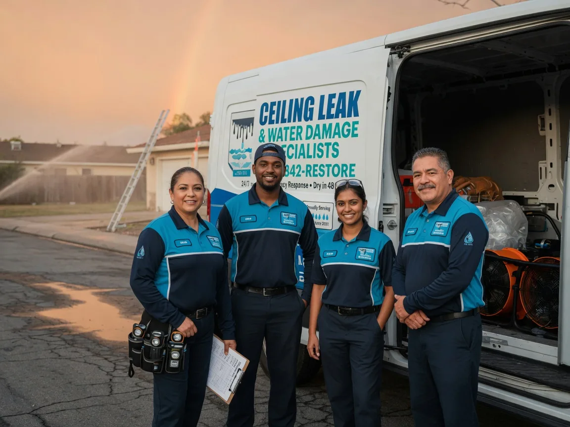 Ceiling Leak Cleanup company in Tafton, PA